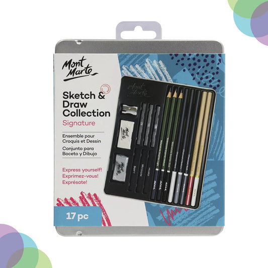 Mont Marte Sketch and Draw Collection Signature 17pc