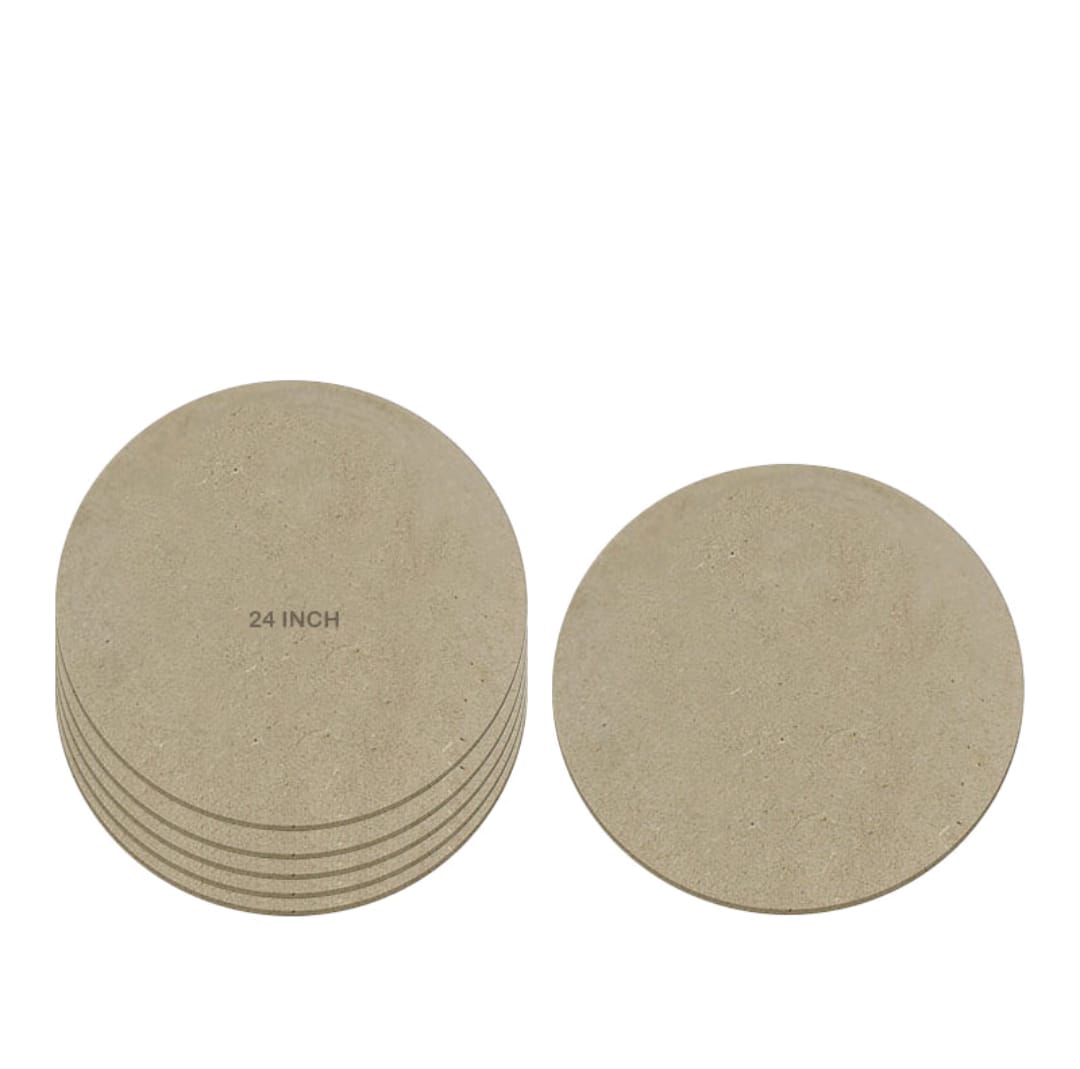 MDF Round 24Inch Pack Of 2(3MM)