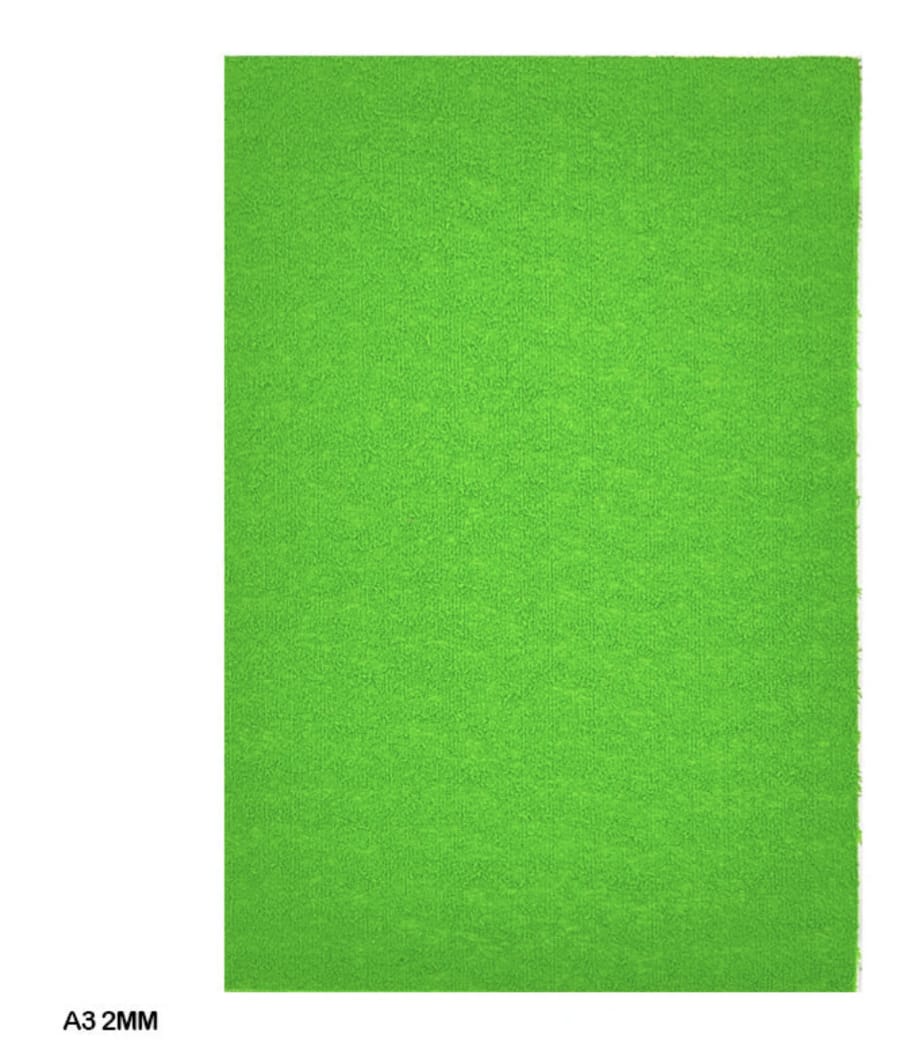 A3 Grass Foam Sheet Light Green 5pc