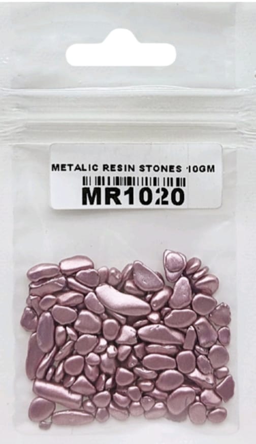 MR1020 Metallic Resin Stone Light Purple 10g