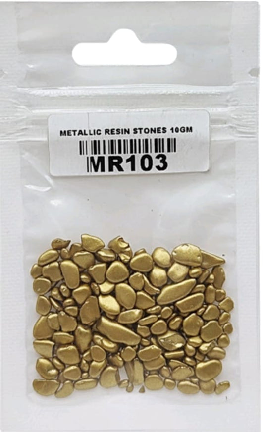 MR103 Metallic Resin Stone Gold 10g