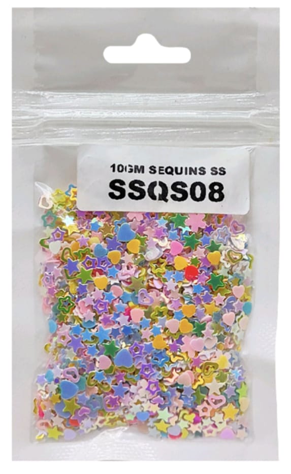 SSQS08 Multi Sequins 10g