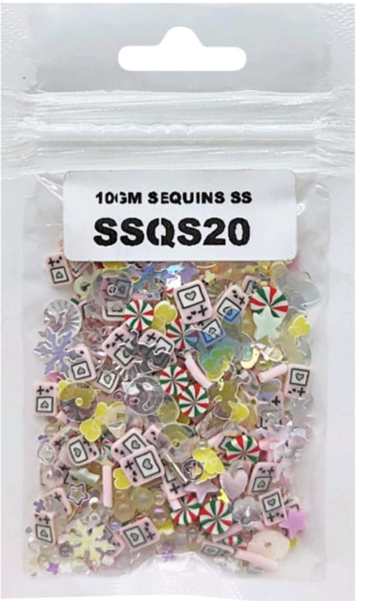 SSQS20 Multi Sequins 10g