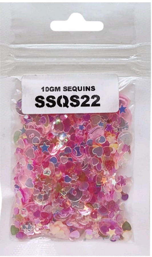 SSQS20 Multi Sequins 10g