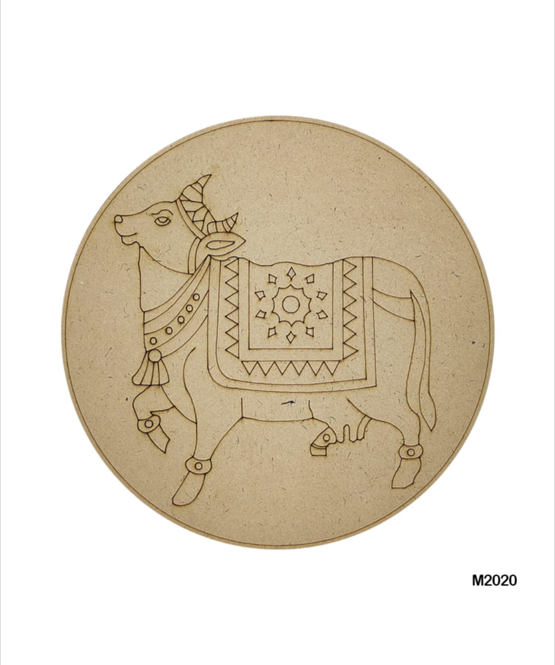 Pre-Marked MDF for Mandala Pichwai and Lippan art 8 Inch 3MM (M2020)