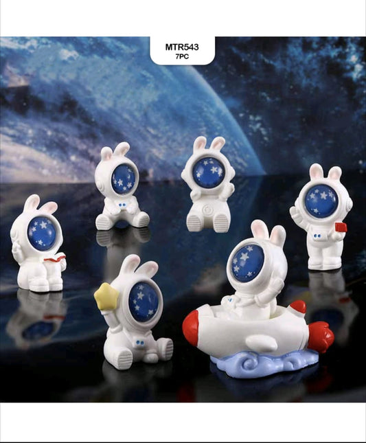 Miniature Model for Craft Mtr543 (7pc) Astronaut