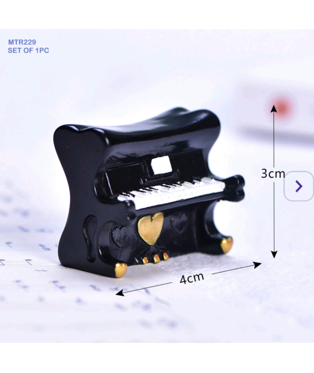 Miniature Model for Craft Mtr229 (1pc) Piano