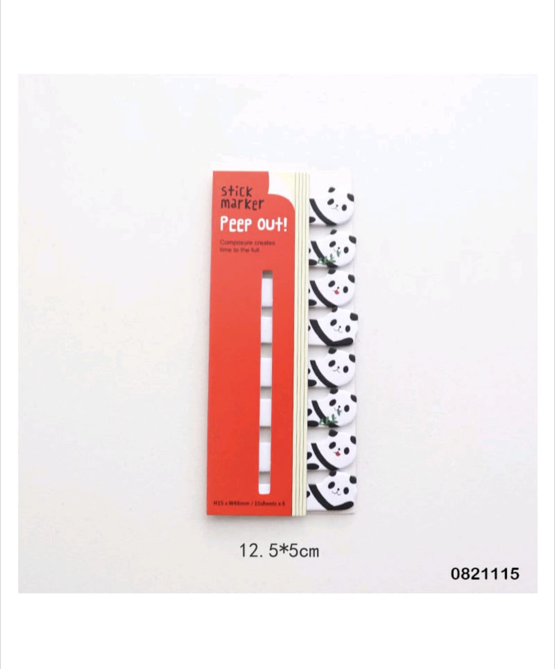 Sticky Note 0821115 1set Peep Out 12.5*5CM