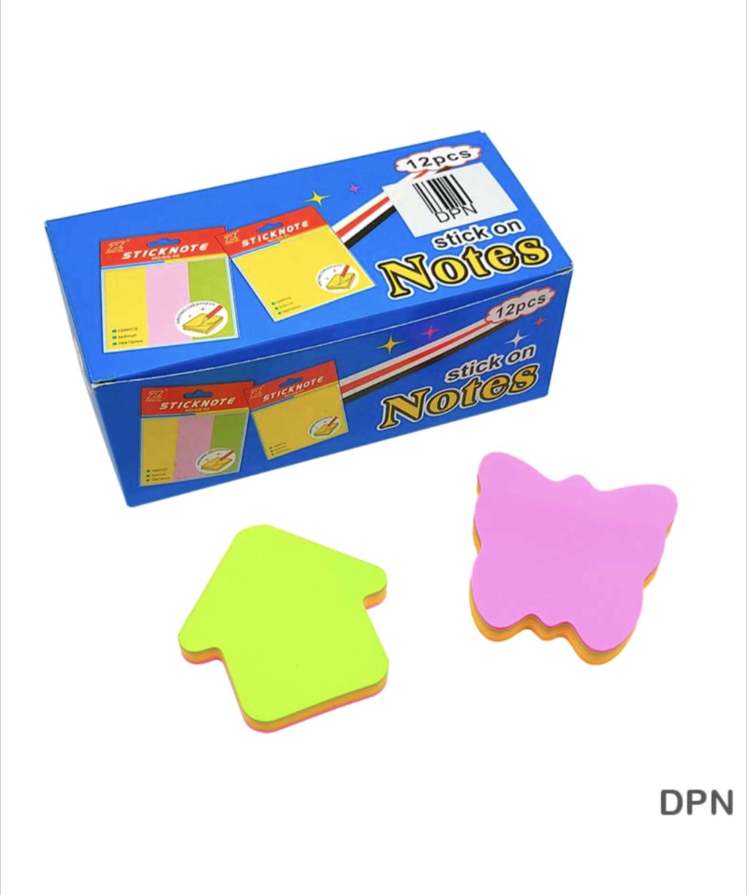 Design Sticky Note Neon (DPN) Different Shapes