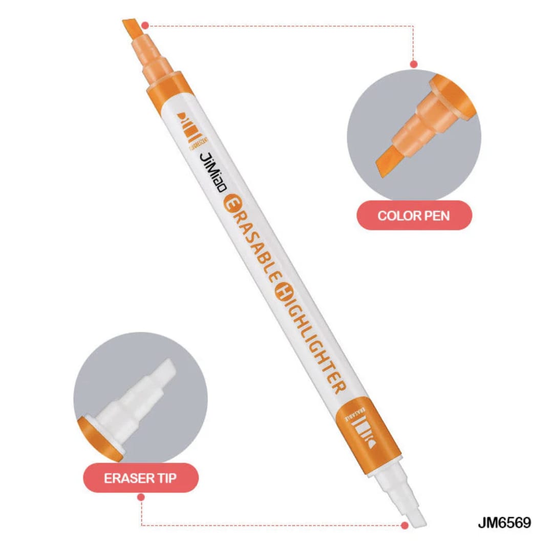 JM6569 Magic Highlighter Pen 10 Shades Erasable