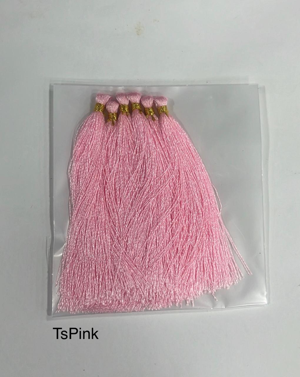 Unique Strokes Craft Tassels 2.5 Inch Pink 6pc (TsPink)