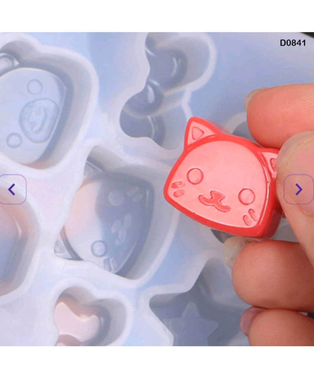 D0841 Resin Mould 9.8*9.2cm 1pc
