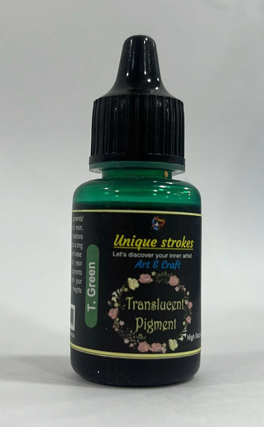 Unique Strokes Translucent Pigment Green 15G(High Viscosity Extra Thick)