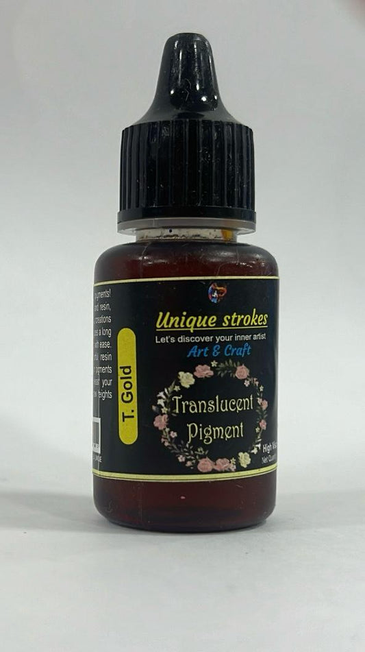 Unique Strokes Translucent Pigment Gold 15G(High Viscosity Extra Thick)