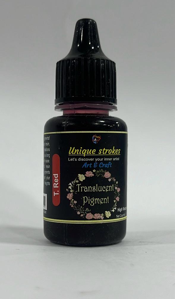 Unique Strokes Translucent  Pigment Red 15G(High Viscosity Extra Thick)