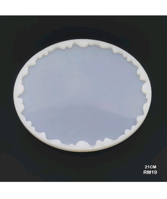 RM19 Resin Mould Round Agate 8Inch 1pc