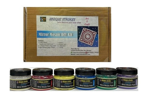 Unique Strokes Mirror Mosaic DIY kit