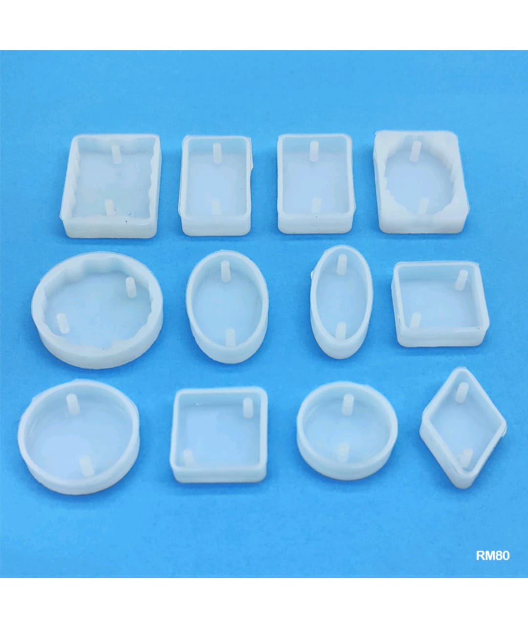 RM80 Rakhi Resin Mold 12pc