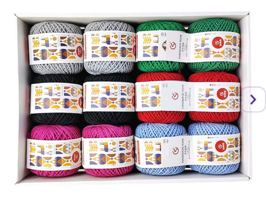 Unique Strokes Premium Twisted Cotton threads 50gm 1pc