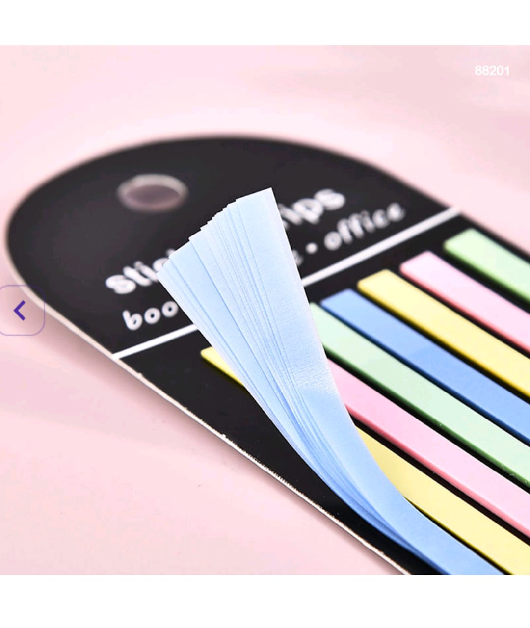 Sticky Note 8Strip*20(160 Strips) 1X24CM 2 Variants