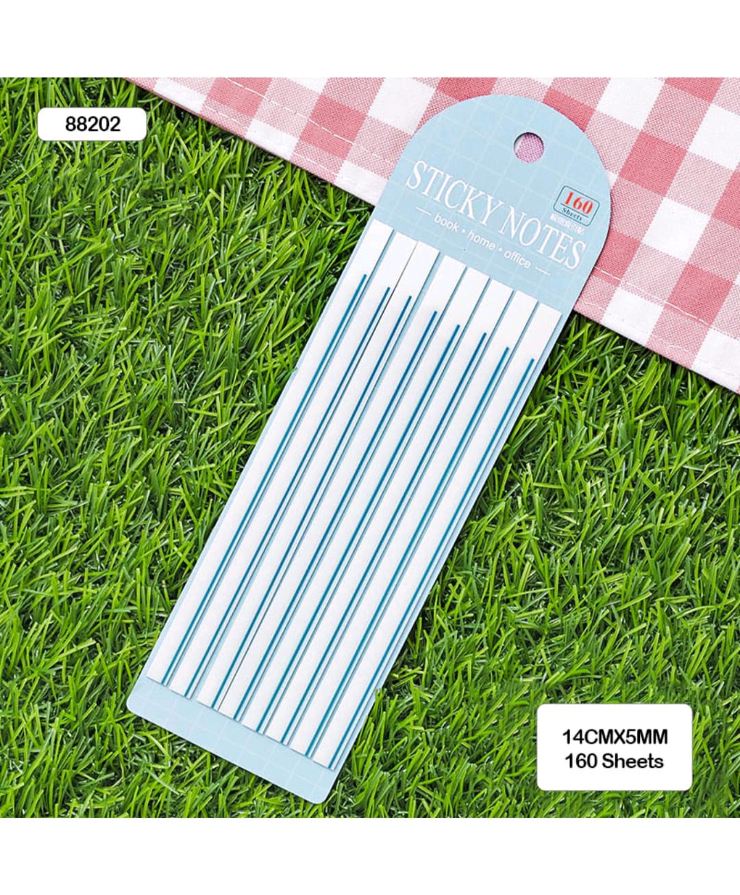Sticky Note 8Strip*20(160 Strips) 1X24CM 2 Variants