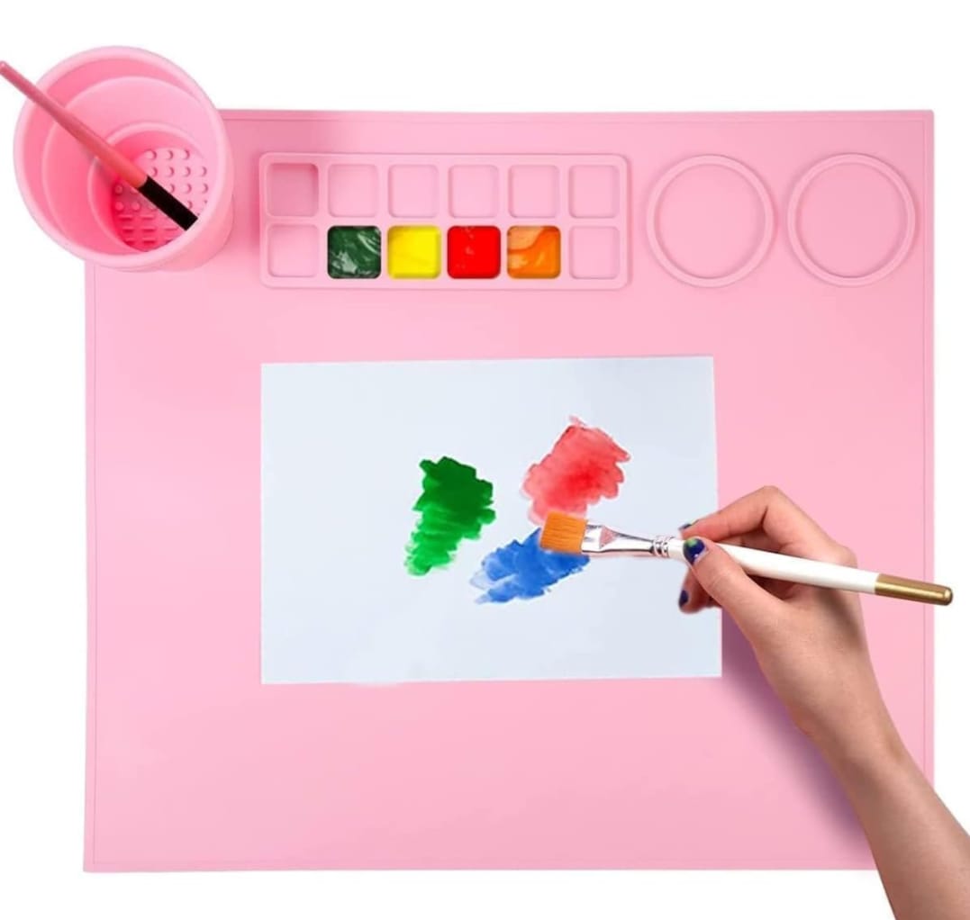 Silicone Mat for Painting Resin Clay Art & Craft