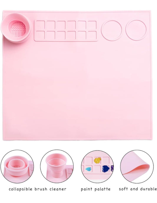 Silicone Mat for Painting Resin Clay Art & Craft