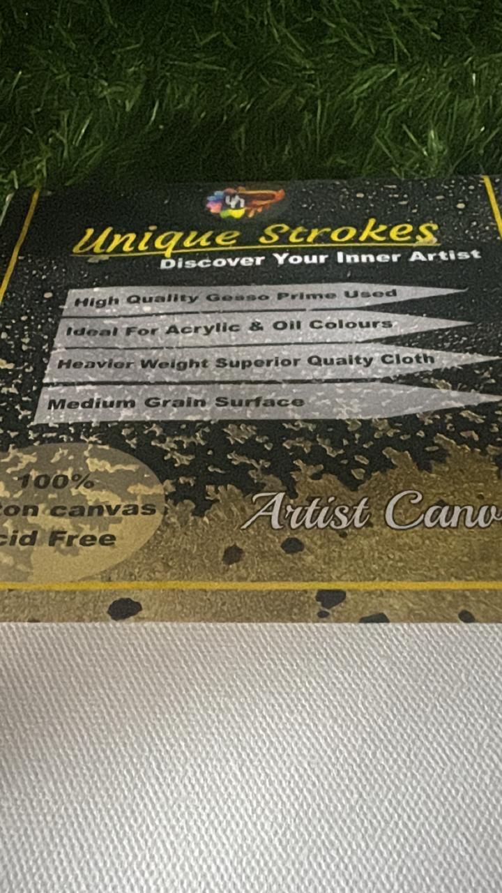 Unique Strokes Artist Stretched Canvas