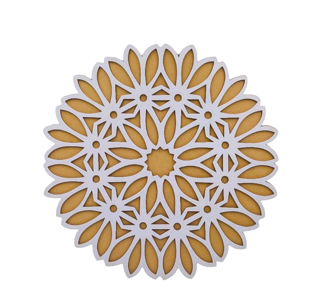 MDF Rangoli Cutout 12 Inch MR1512