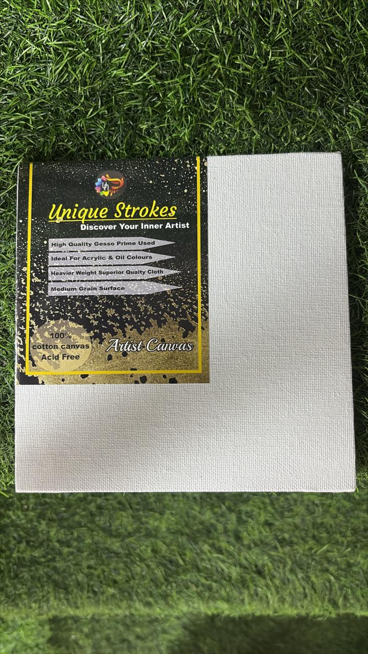Unique Strokes Canvas Board